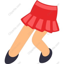 Red Skirt in Motion