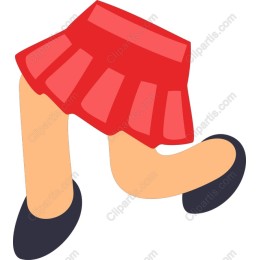 Playful Red Skirt