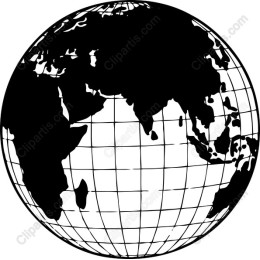 Stylized World Globe