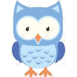 Charming Blue Owl