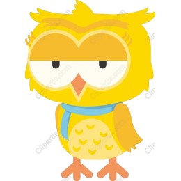 Cheerful Yellow Owl