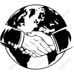Global Partnership Handshake