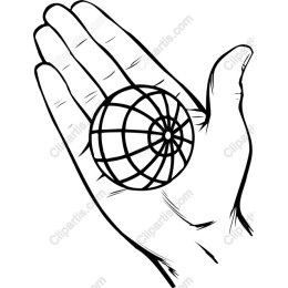 Hand Cradling Globe