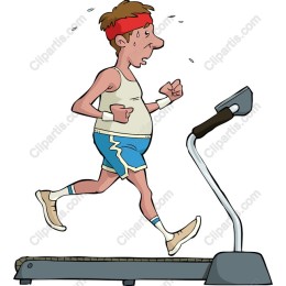 Energetic Treadmill Runner