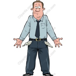Financial Woes Businessman