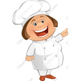 Cheerful Cartoon Chef