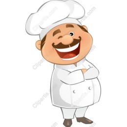 Cheerful Cartoon Chef