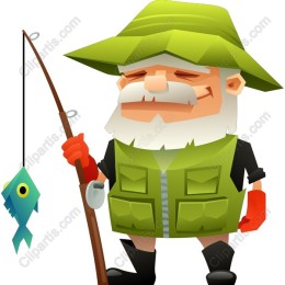 Cheerful Fisherman