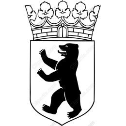 Heraldic Bear and Crown