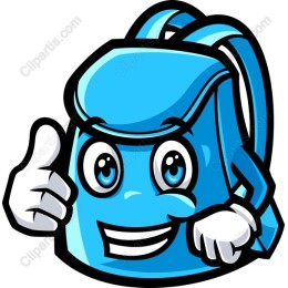 Cheerful Blue Backpack
