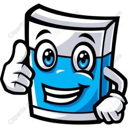 Cheerful Glass Character