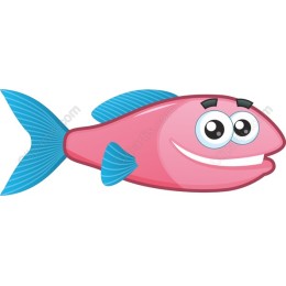 Cheerful Pink Fish