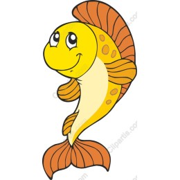 Cheerful Cartoon Fish