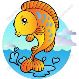 Vibrant Cartoon Fish