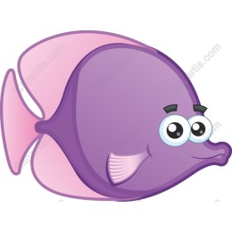 Cute Purple Fish