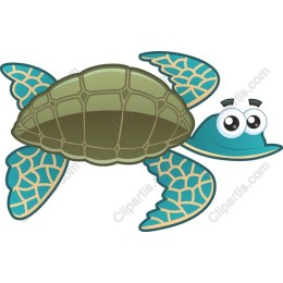 Playful Cartoon Turtle