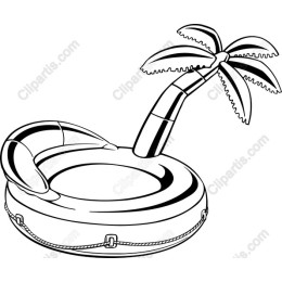 Tropical Palm Tree Float