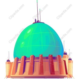 Futuristic Dome Structure