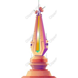 Vibrant Modern Antenna Tower