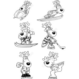 Rudolph's Winter Sports Adventure Set