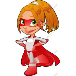Enchanting Superhero Girl