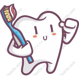 Cheerful Tooth Character