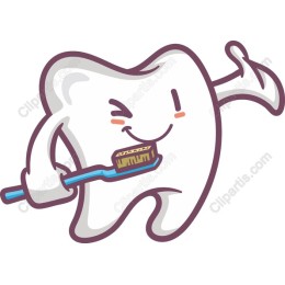 Cheerful Tooth Character
