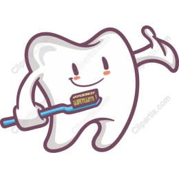 Cheerful Tooth Character