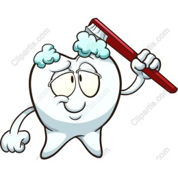 Cheerful Tooth Brushing