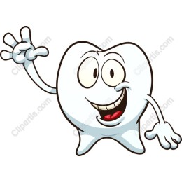 Happy Cartoon Tooth