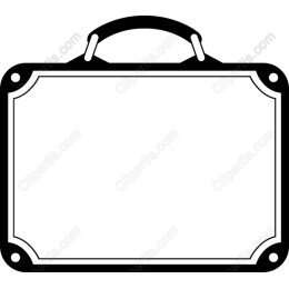 Stylish Blank Suitcase - Versatile