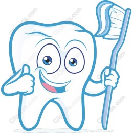 Cheerful Tooth Character