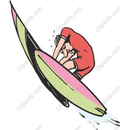 Vibrant Surfer