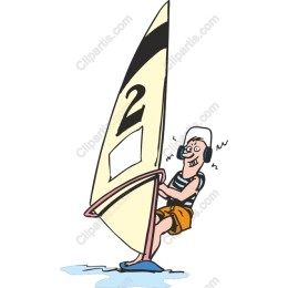 Joyful Windsurfer