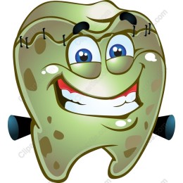 Cheerful Cartoon Tooth