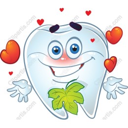 Cheerful Tooth Cartoon