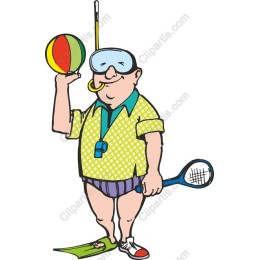 Playful Swimming Coach