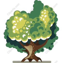 Stylized Green Tree