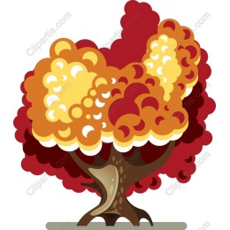 Whimsical Autumn Tree