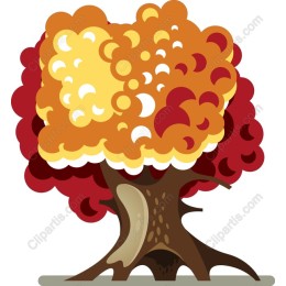 Autumn Delight: Vibrant Tree