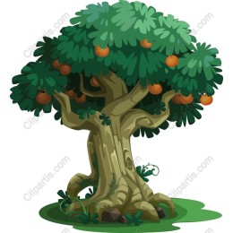 Lush Fruit-Bearing Tree