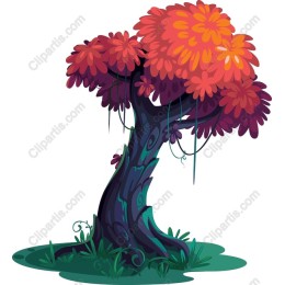 Whimsical Autumn Tree