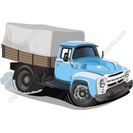 Vintage Blue Truck