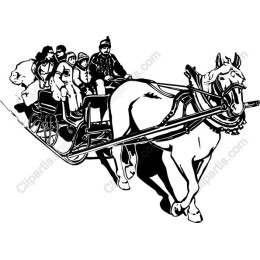 Vintage Horse-Drawn Carriage