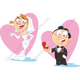 Joyful Wedding Couple