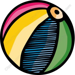 Vibrant Beach Ball