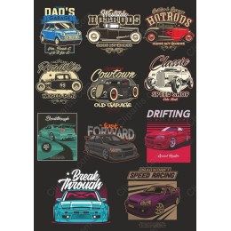 Vintage Car Clipart Bundle