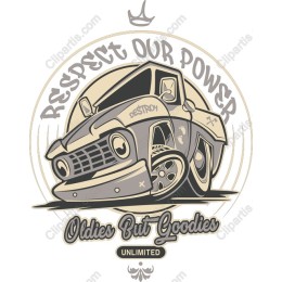 Vintage Truck - Respect Our Power