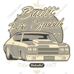 Built For Speed - Vintage Muscle Car