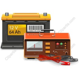 12V Battery and Testing Device